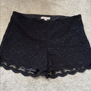 Banana Republic Black Lace/eyelet Shorts